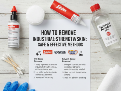 How to Remove Adhesive from Skin